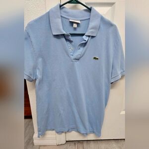 Lacoste Men's Light Blue Polo Shirt
